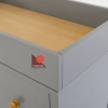 TỦ 3 NGĂN KÉO MÀU XÁM