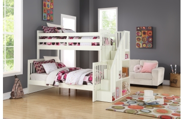 WHITE BUNK BED 1